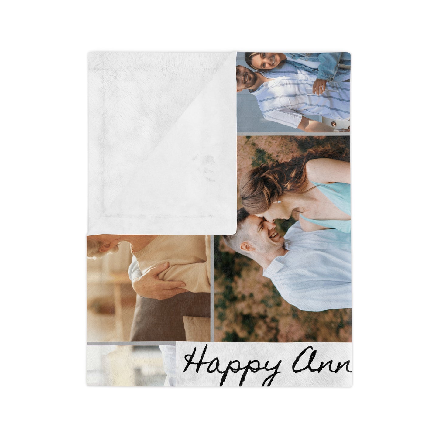 Personalized Anniversary Blanket