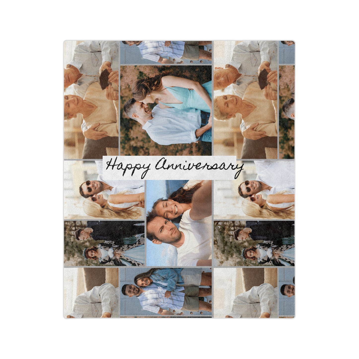 Personalized Anniversary Blanket