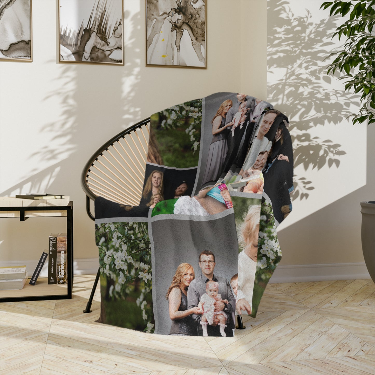 Personalized Family Photo Blanket