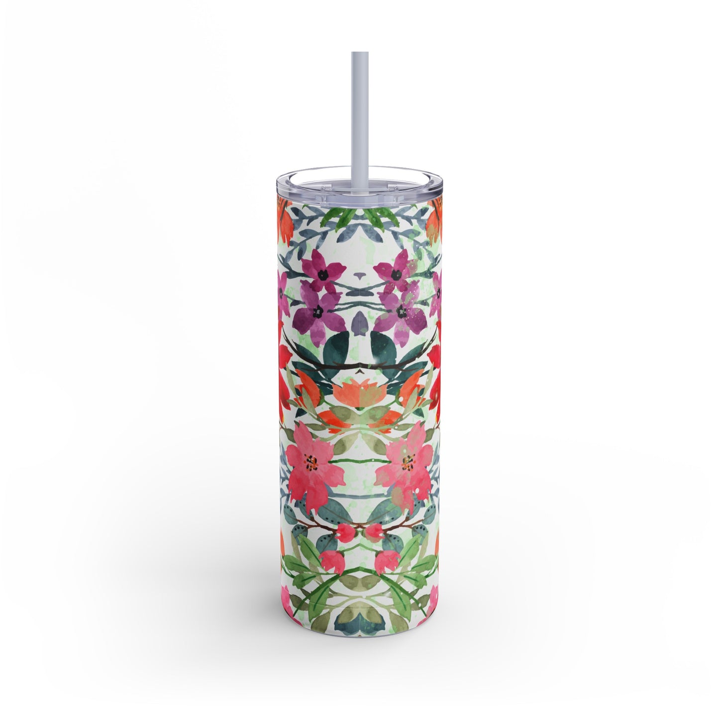 Teacher floral Skinny Matte Tumbler, 20oz