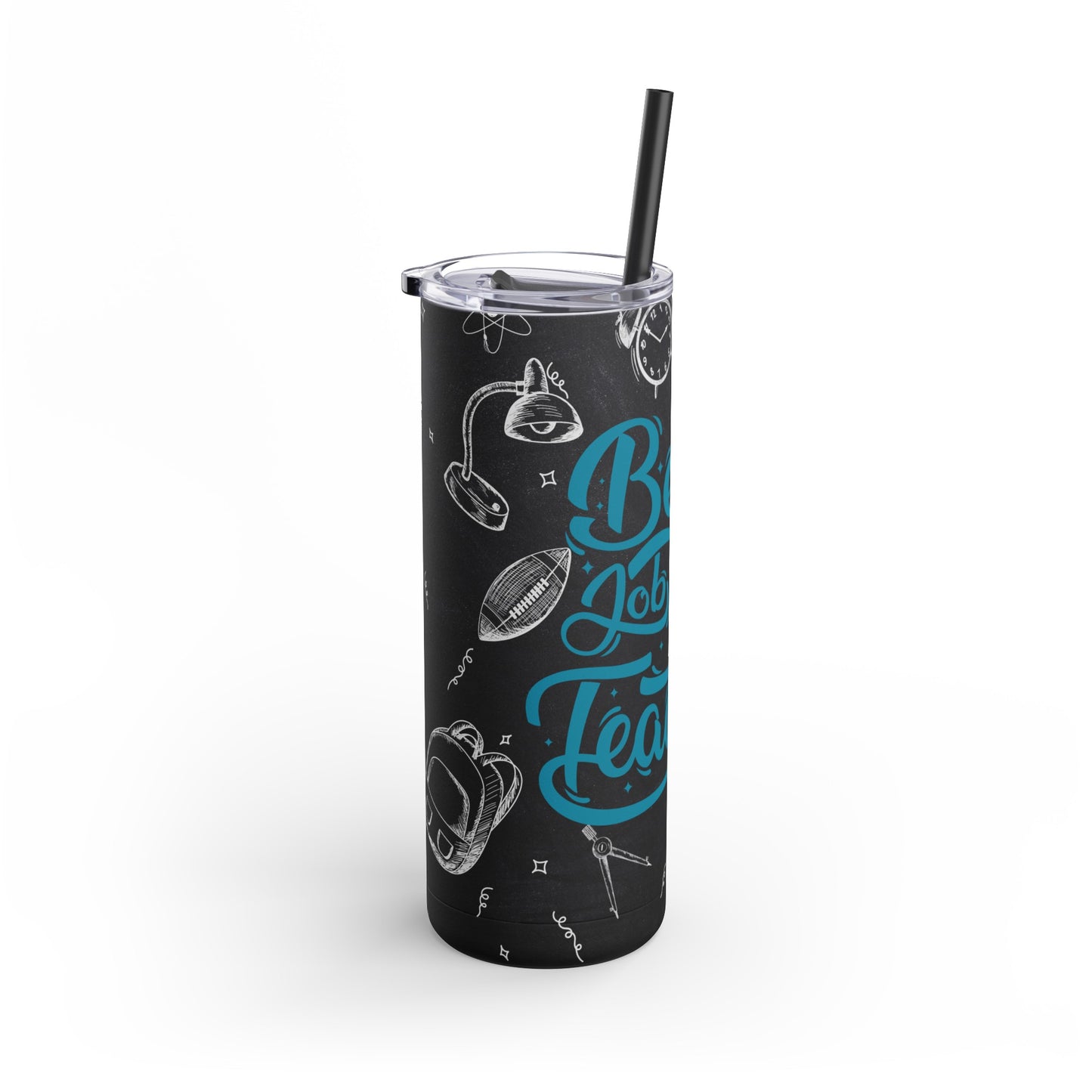 Best Teacher Ever Skinny Matte Tumbler, 20oz