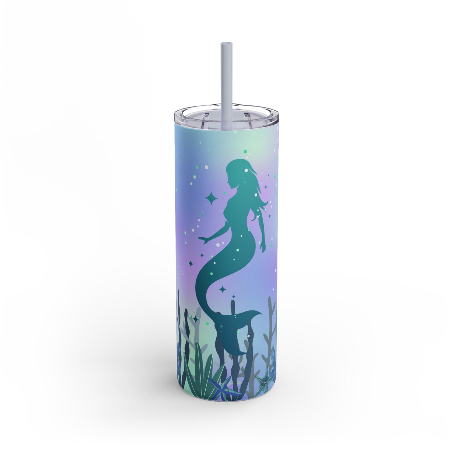 Mermaid Skinny Matte Tumbler, 20oz