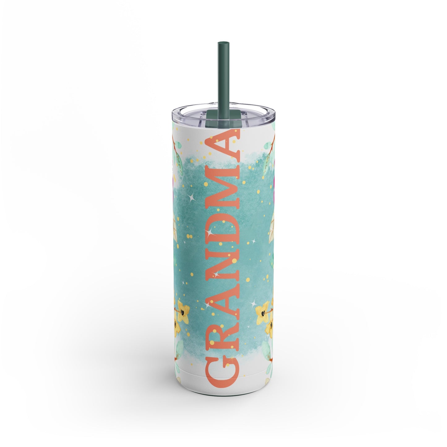 Grandma Rose Skinny Matte Tumbler, 20oz