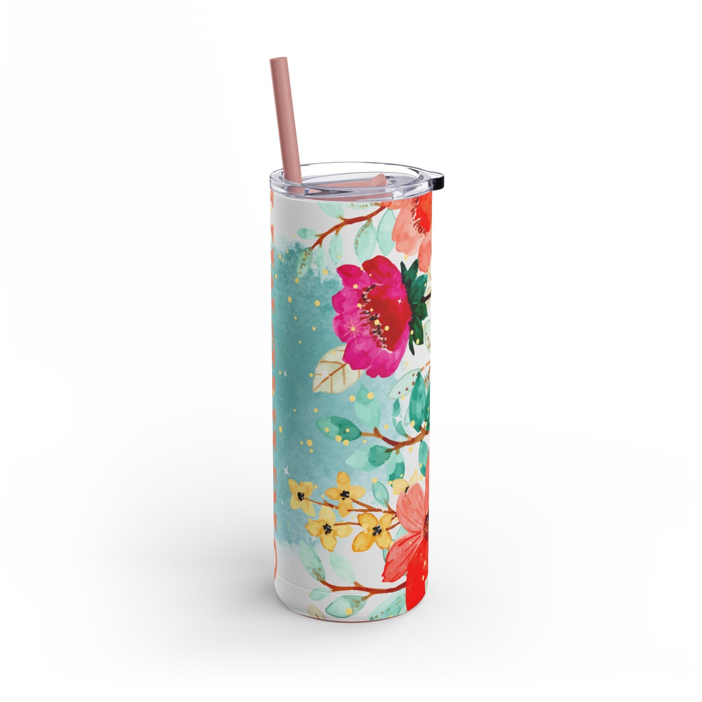 Grandma Rose Skinny Matte Tumbler, 20oz