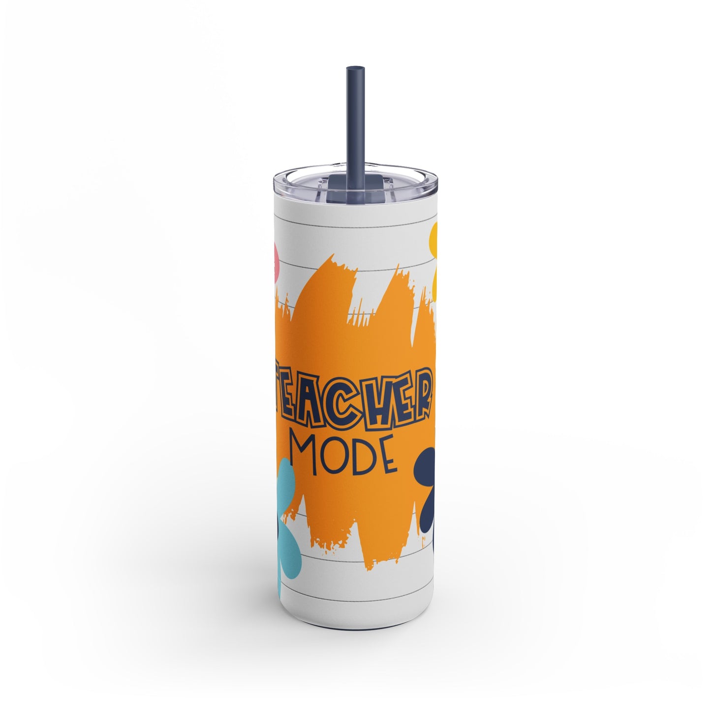 Teacher Mode Skinny Matte Tumbler, 20oz