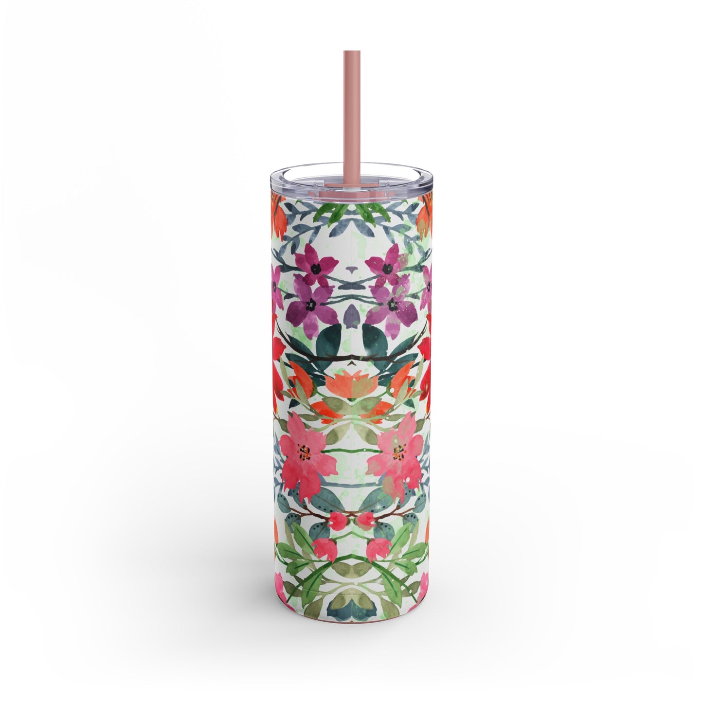 Teacher floral Skinny Matte Tumbler, 20oz