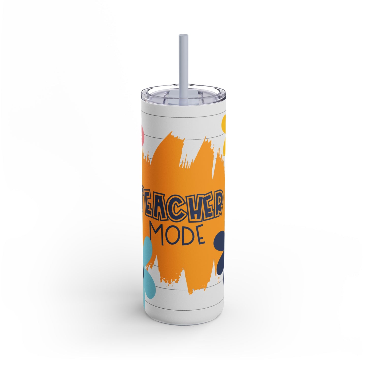 Teacher Mode Skinny Matte Tumbler, 20oz