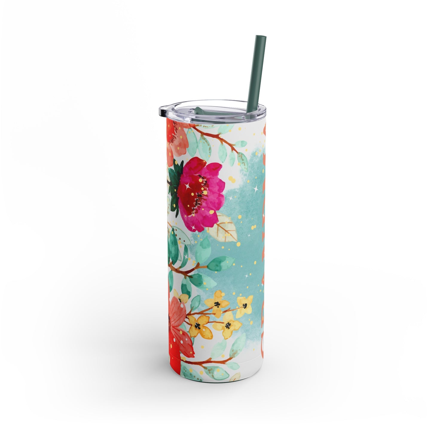 Grandma Rose Skinny Matte Tumbler, 20oz