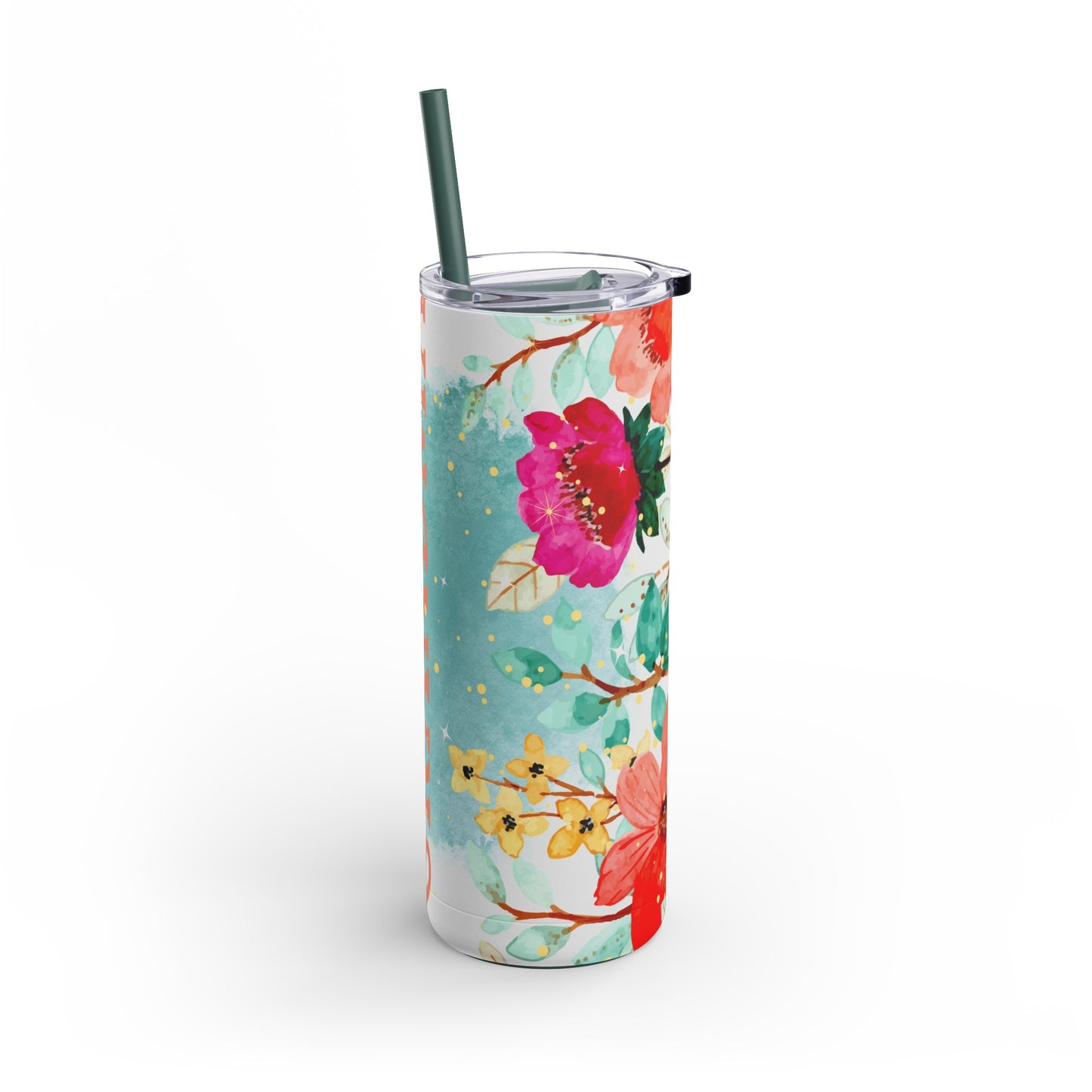 Grandma Rose Skinny Matte Tumbler, 20oz