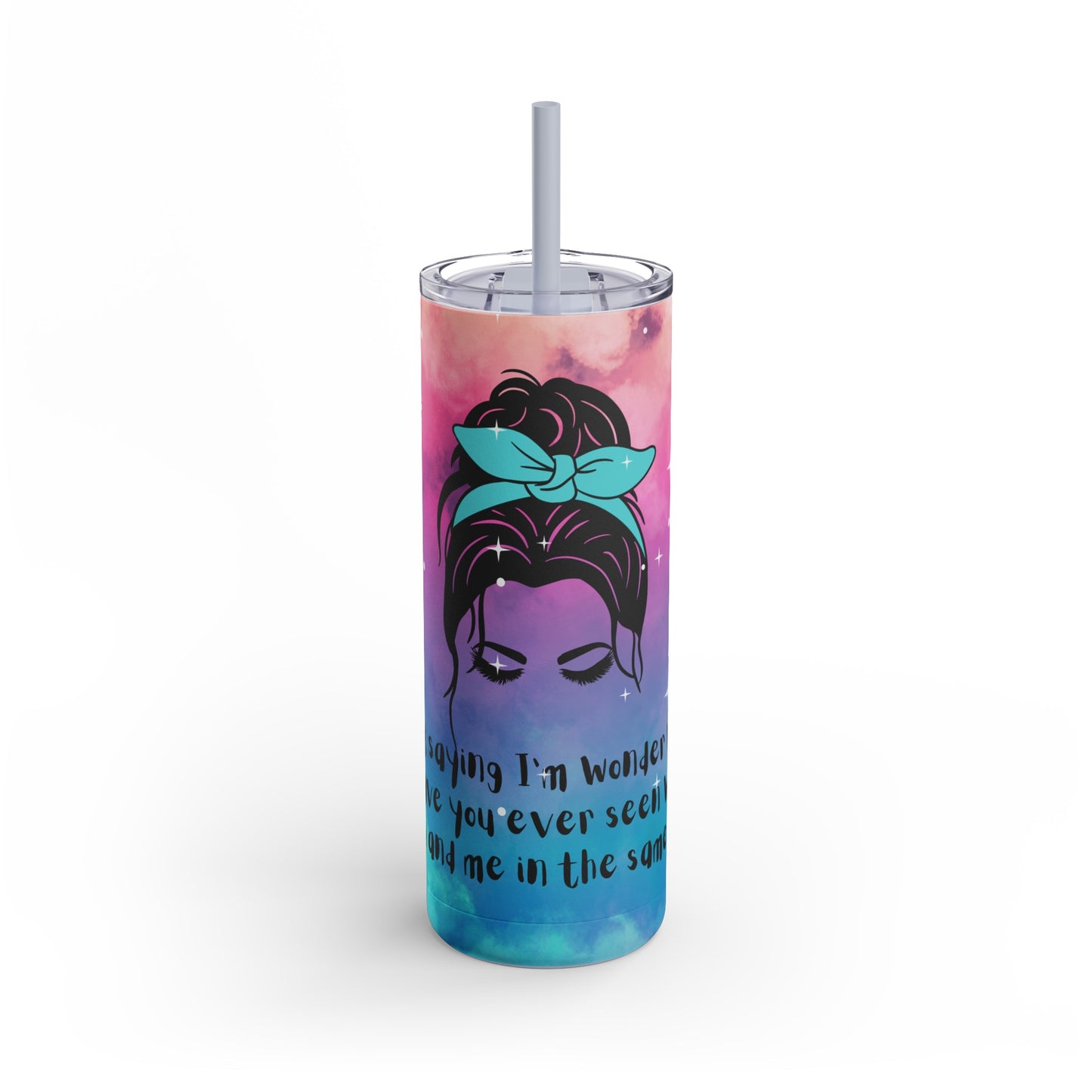 I'm not saying I'm Wonder Woman Skinny Matte Tumbler, 20oz