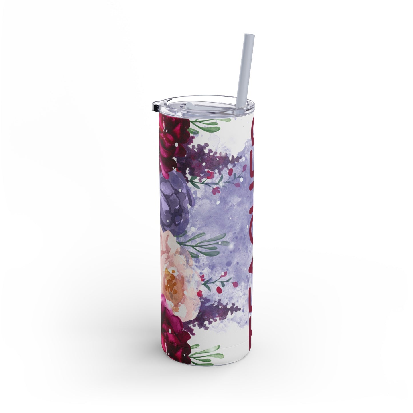 Teacher Roses Skinny Matte Tumbler, 20oz