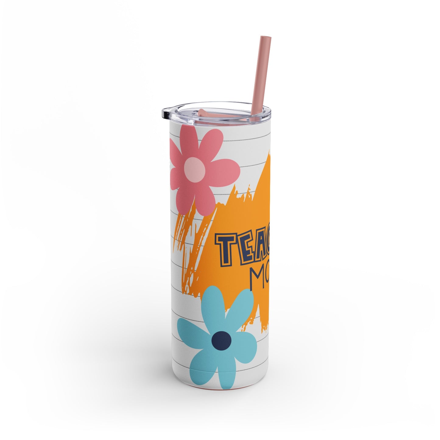 Teacher Mode Skinny Matte Tumbler, 20oz