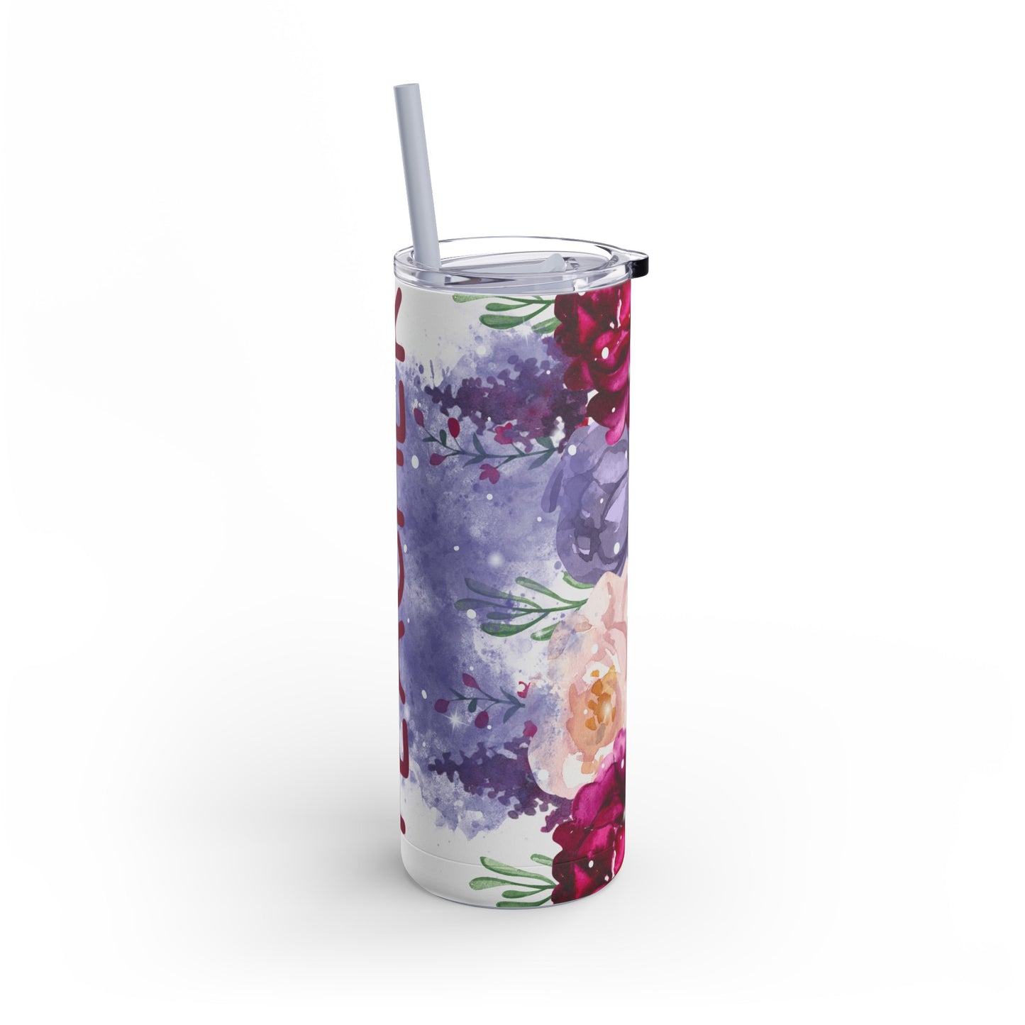 Teacher Roses Skinny Matte Tumbler, 20oz