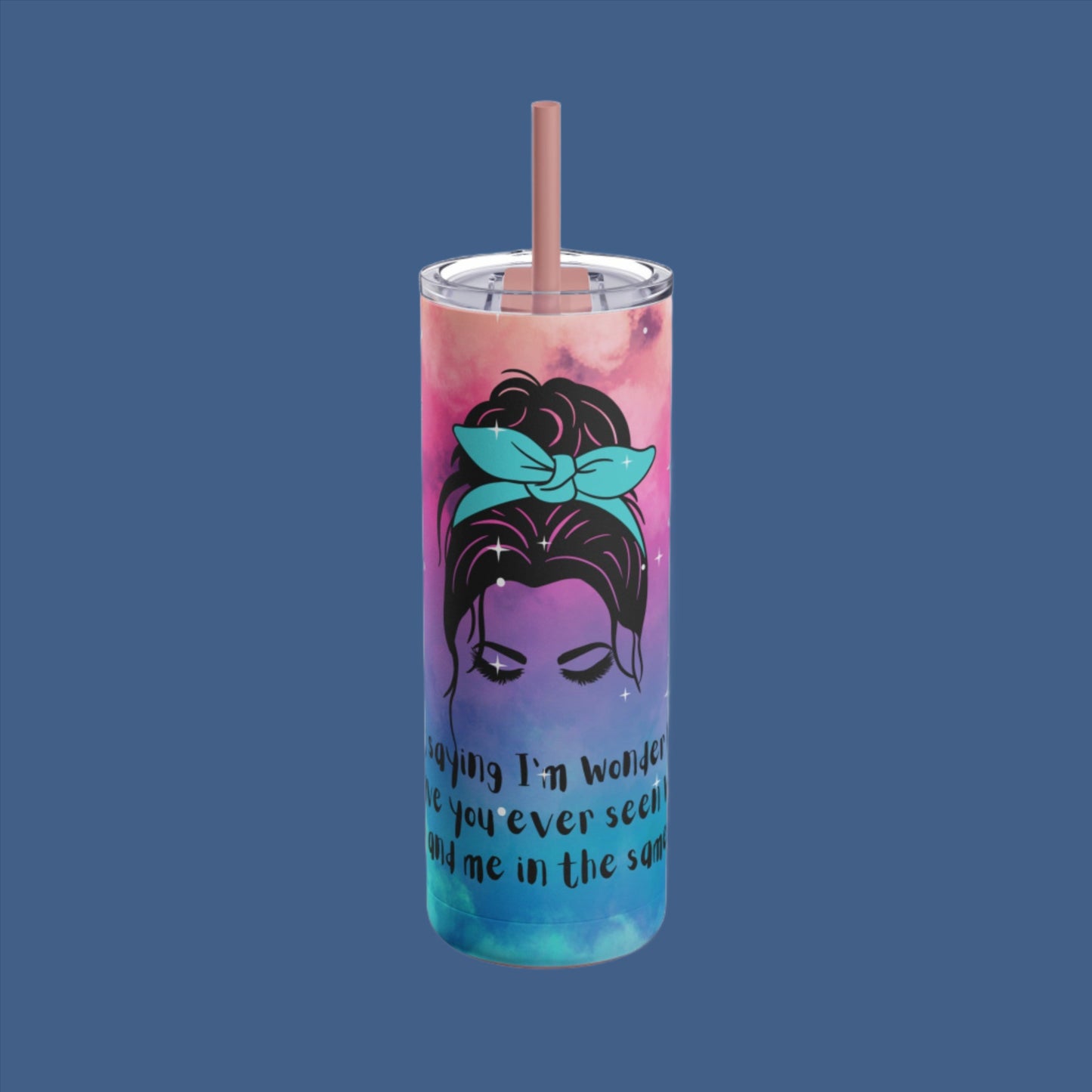 I'm not saying I'm Wonder Woman Skinny Matte Tumbler, 20oz