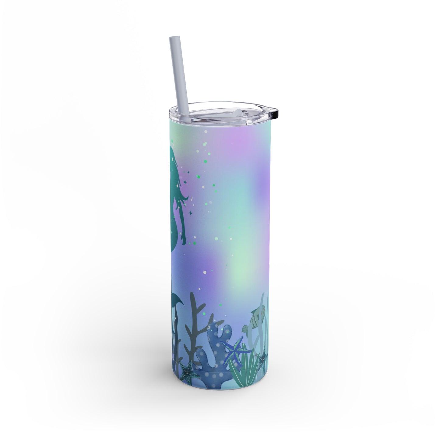 Mermaid Skinny Matte Tumbler, 20oz