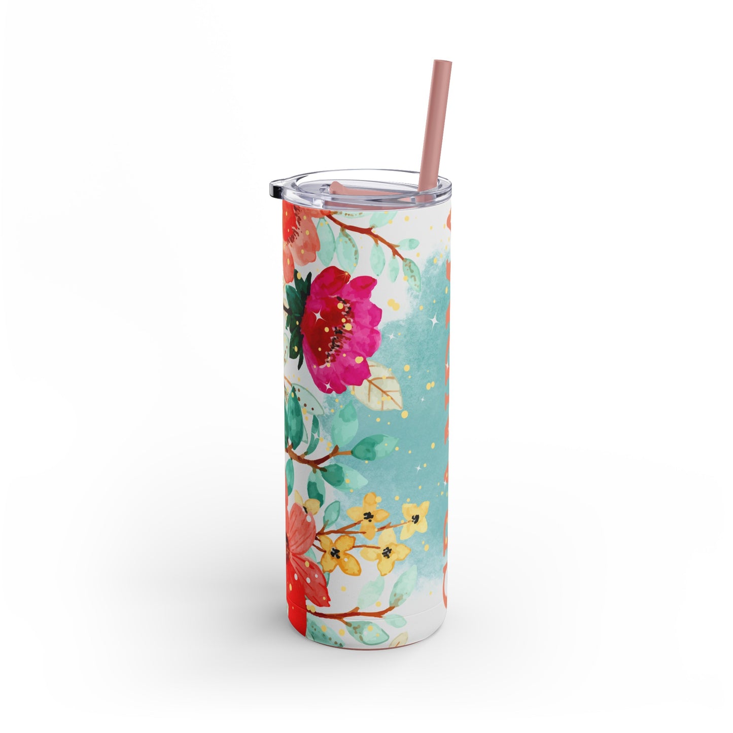 Grandma Rose Skinny Matte Tumbler, 20oz