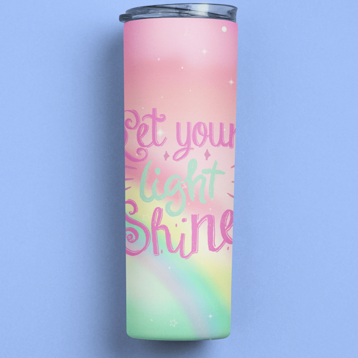 Let your light shine Skinny Matte Tumbler, 20oz