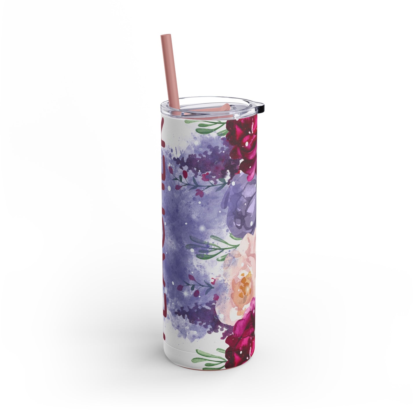 Teacher Roses Skinny Matte Tumbler, 20oz