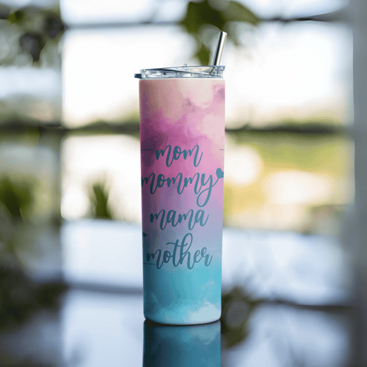 Mom/Mother Skinny Matte Tumbler, 20oz