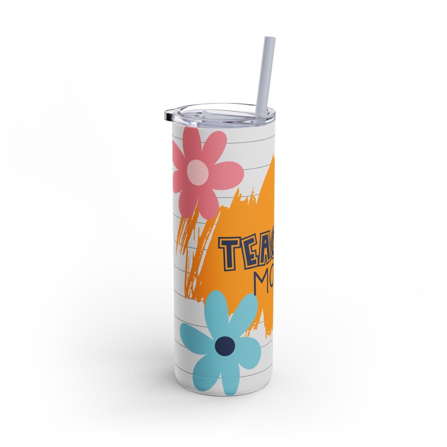 Teacher Mode Skinny Matte Tumbler, 20oz