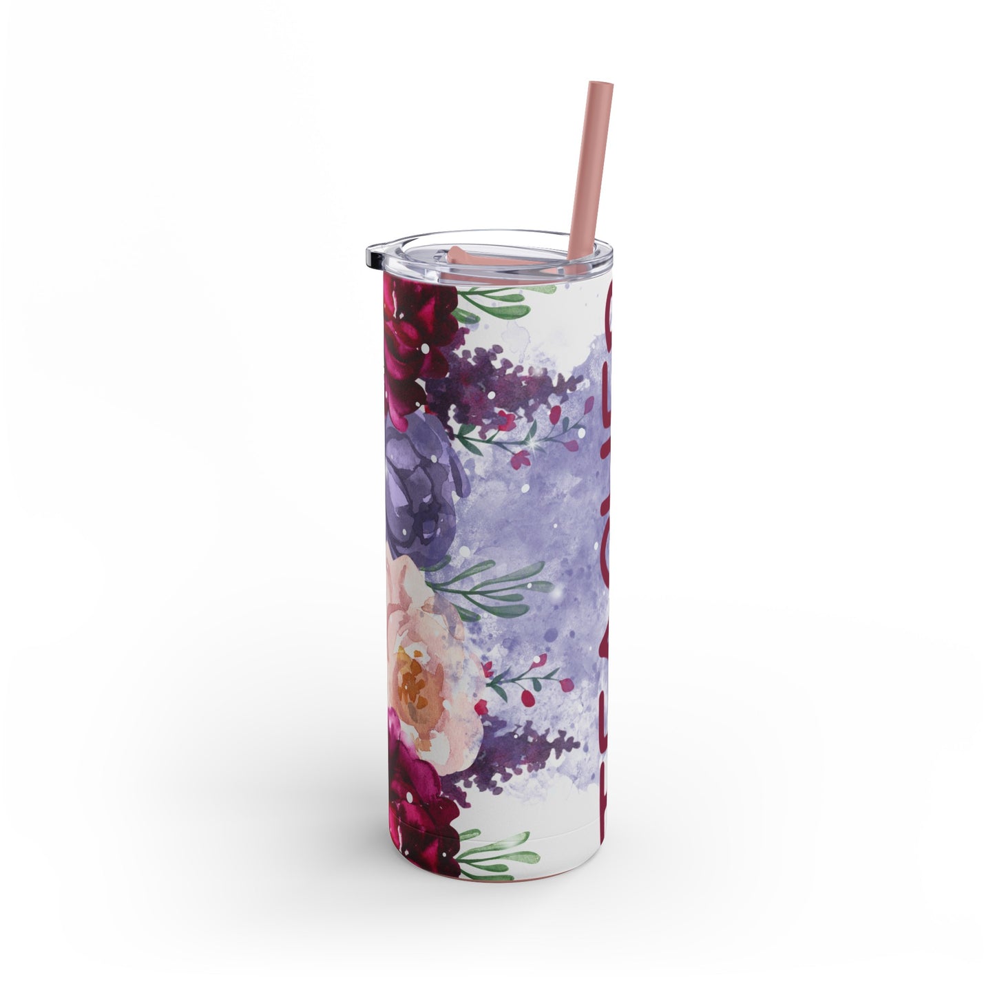 Teacher Roses Skinny Matte Tumbler, 20oz