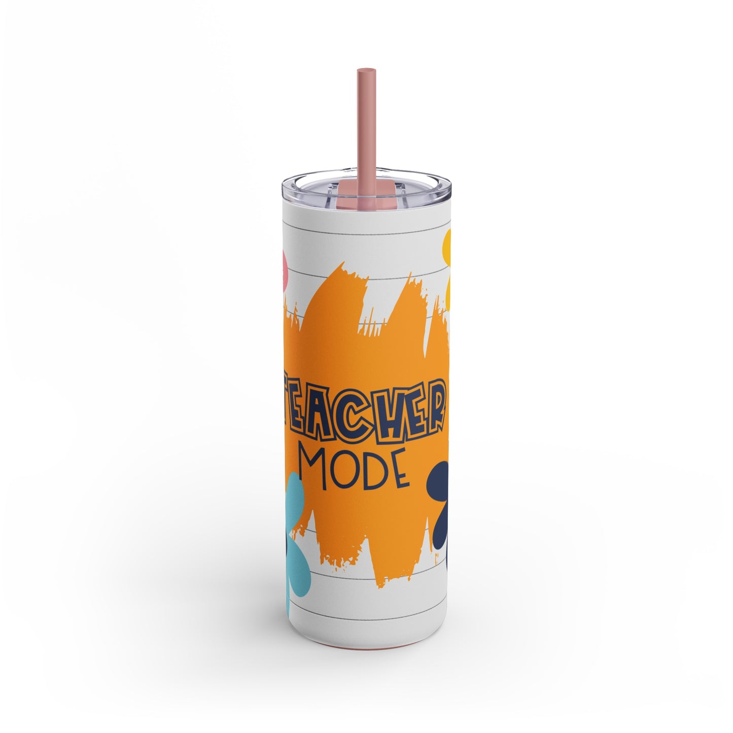 Teacher Mode Skinny Matte Tumbler, 20oz