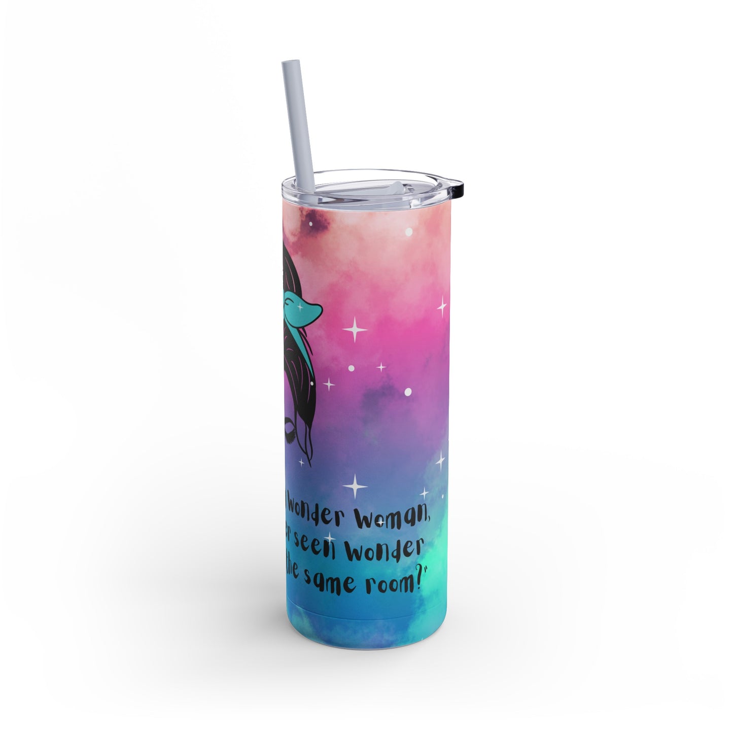 I'm not saying I'm Wonder Woman Skinny Matte Tumbler, 20oz