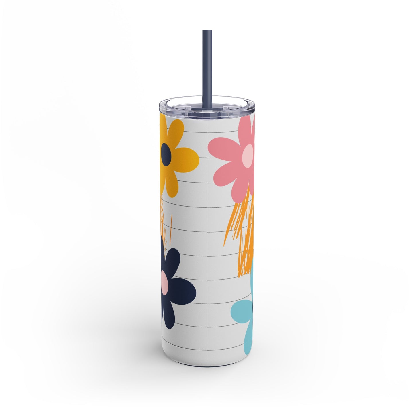 Teacher Mode Skinny Matte Tumbler, 20oz