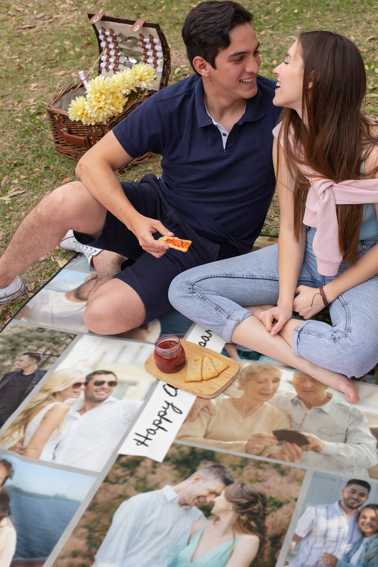 Personalized Anniversary Blanket